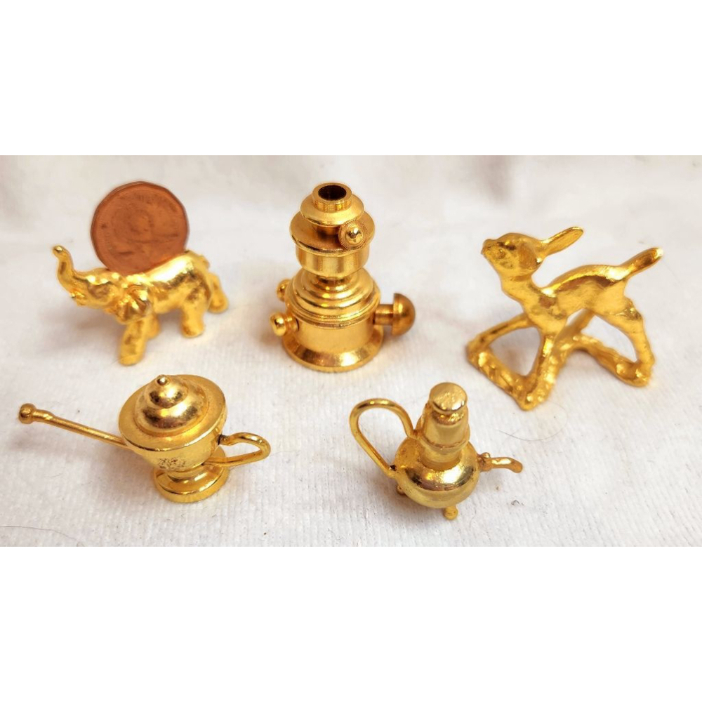 Vintage | Miniature Brass | Doll House items | Collector